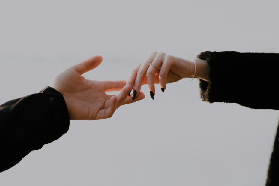 people hands reaching out